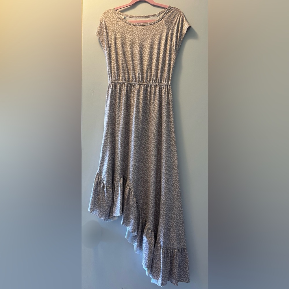 Mia Joy Joyfolie Animal Print Long Dress size 7 NWOT